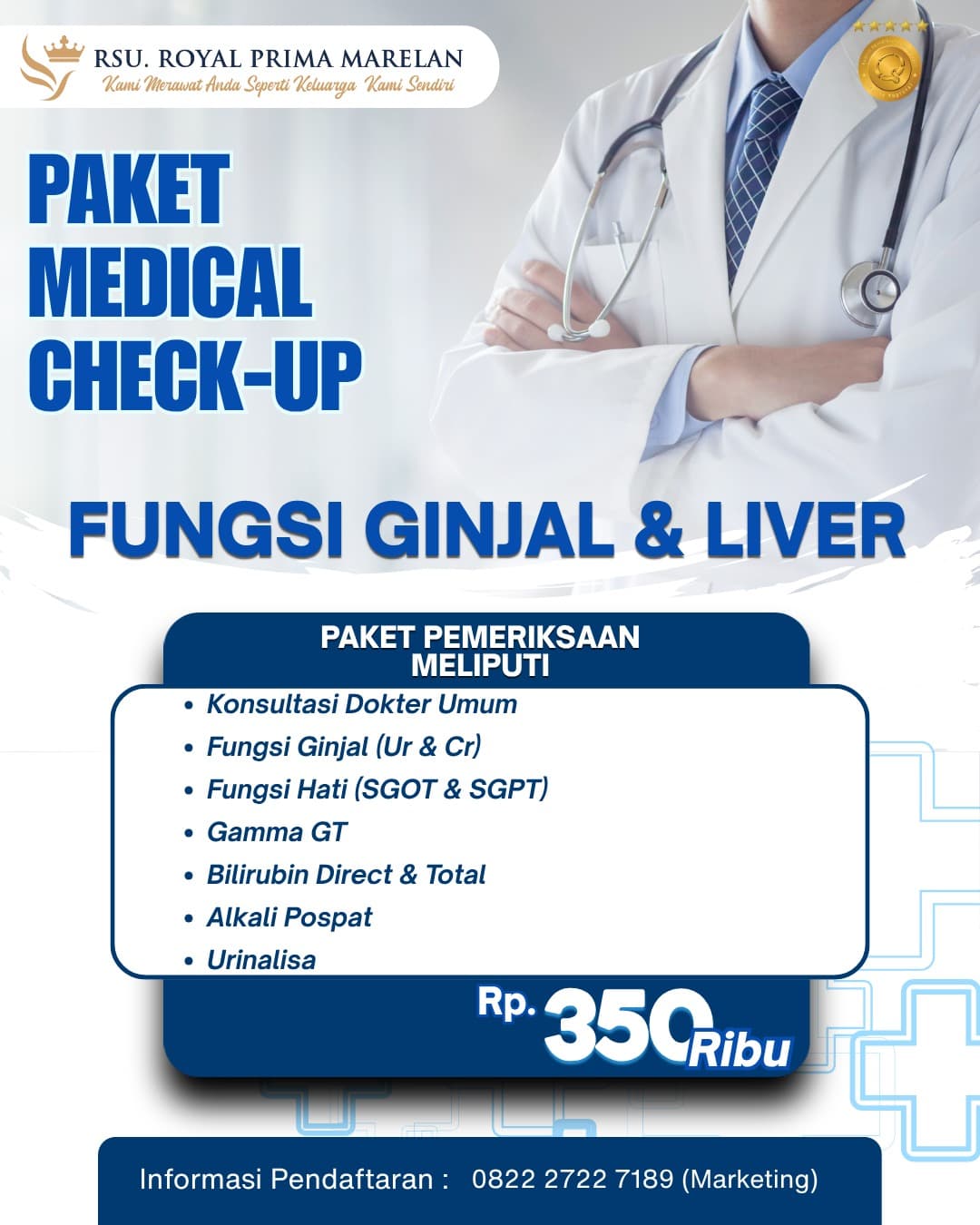 Paket Medical Check Up Fungsi Ginjal & Liver