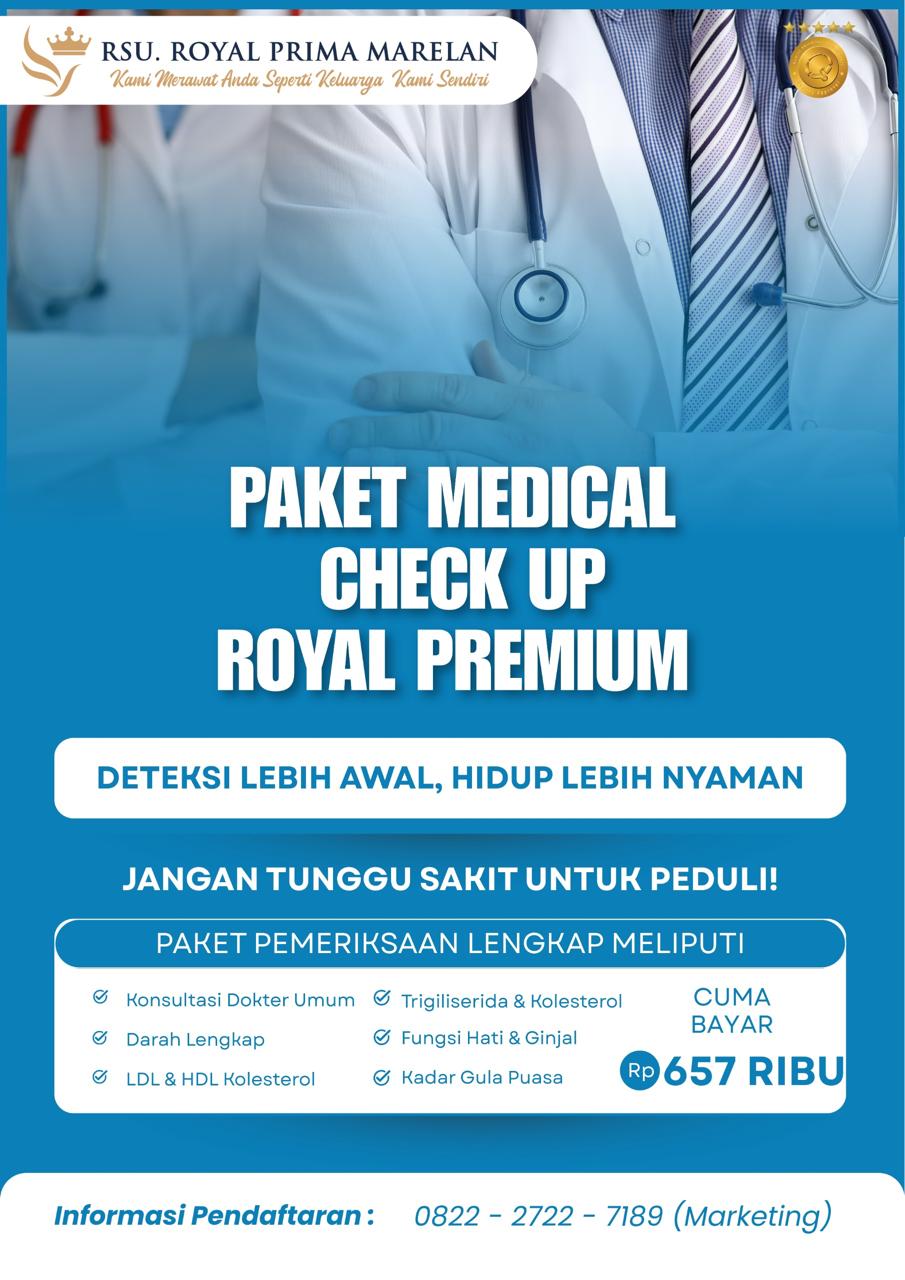 Paket Medical Check Up Royal Premium